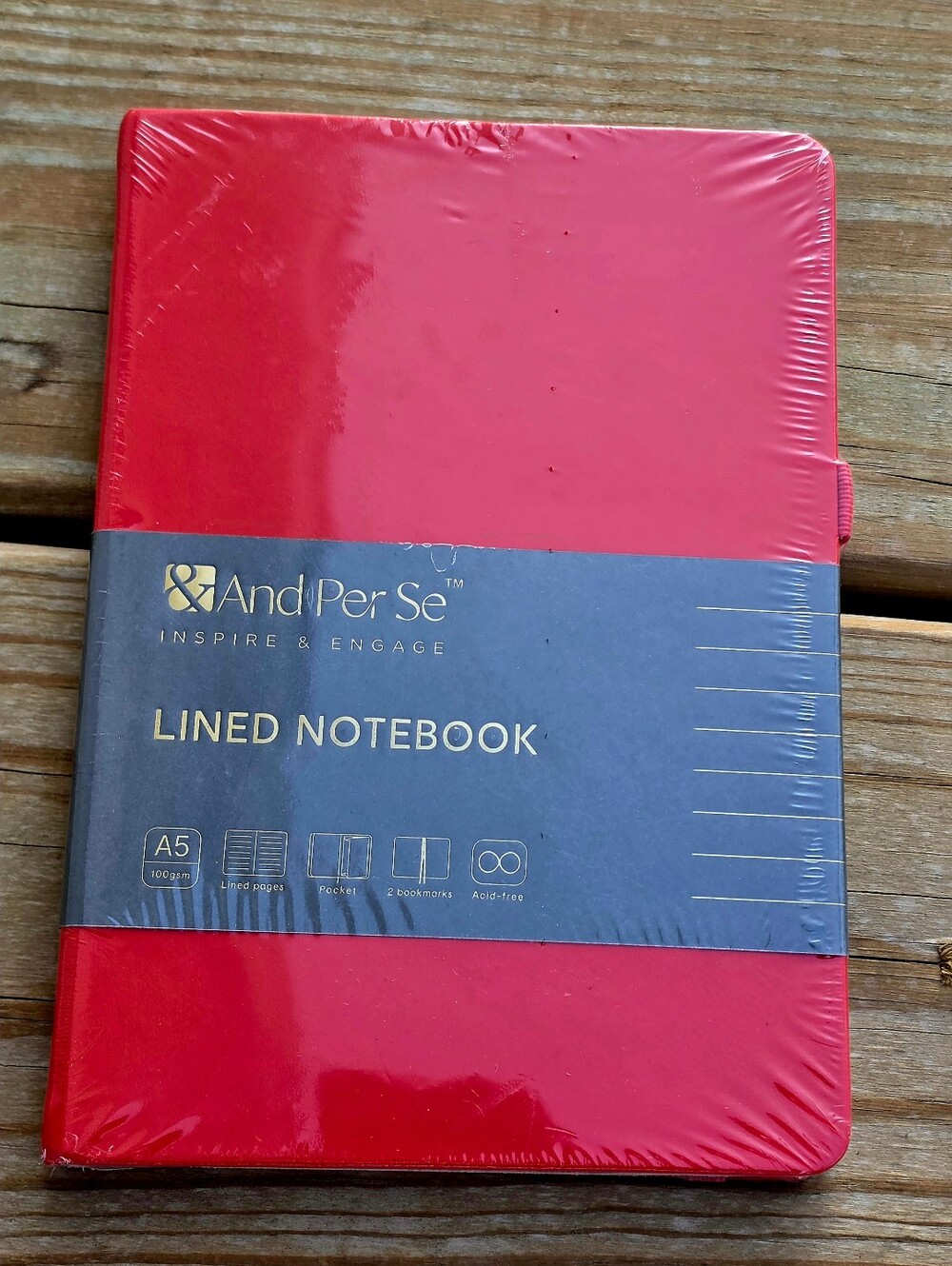 Per Se Red Dotted Notebook - Picture 8 of 16
